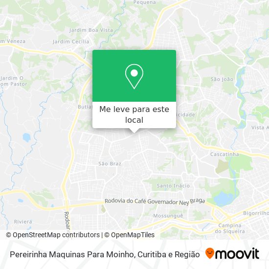 Pereirinha Maquinas Para Moinho mapa