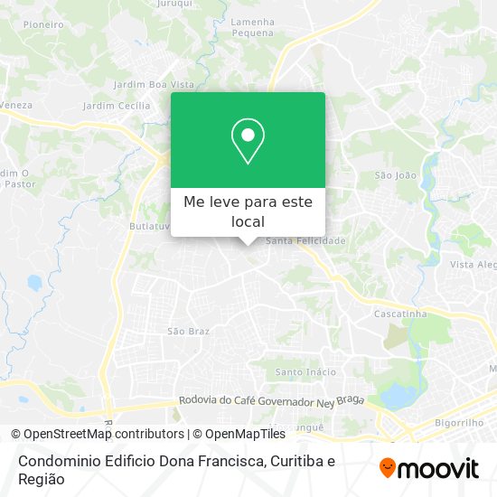 Condominio Edificio Dona Francisca mapa