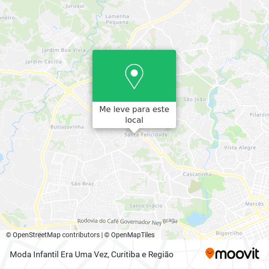 Moda Infantil Era Uma Vez mapa
