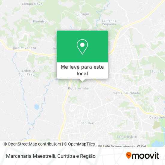 Marcenaria Maestrelli mapa