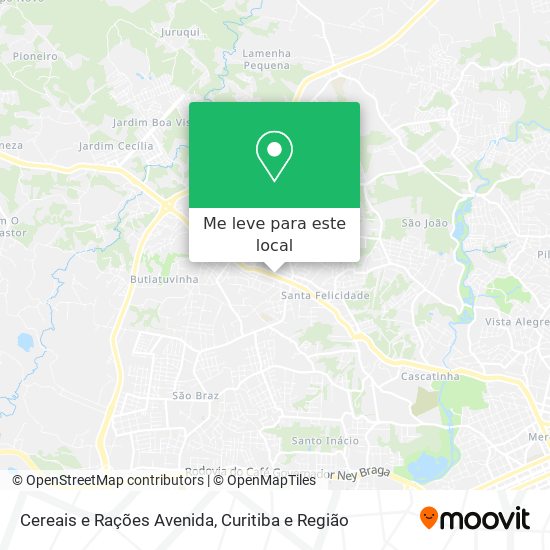 Cereais e Rações Avenida mapa