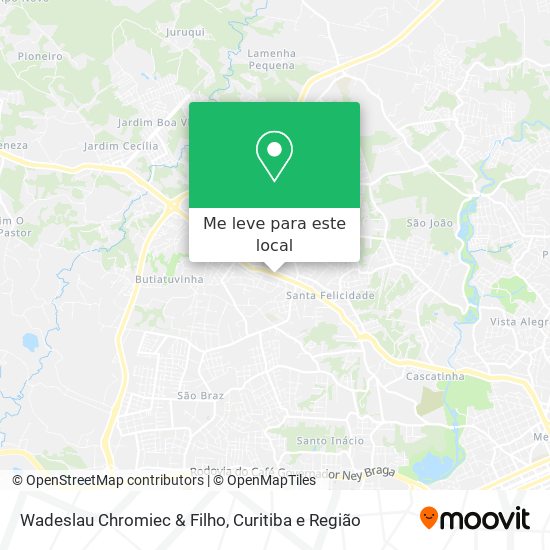 Wadeslau Chromiec & Filho mapa