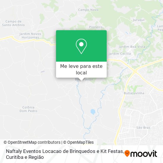 Naftaly Eventos Locacao de Brinquedos e Kit Festas mapa