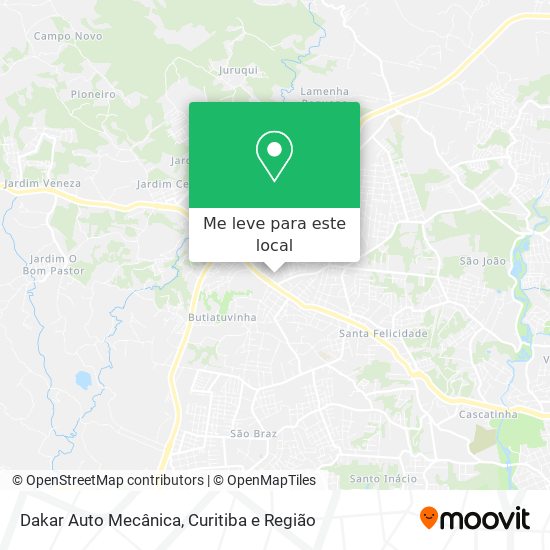 Dakar Auto Mecânica mapa