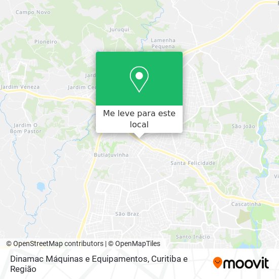 Dinamac Máquinas e Equipamentos mapa