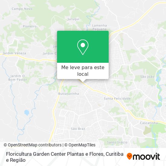 Floricultura Garden Center Plantas e Flores mapa