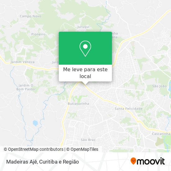 Madeiras Ajê mapa