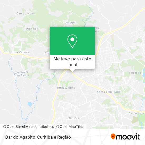 Bar do Agabito mapa