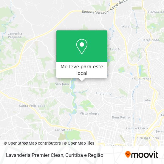 Lavanderia Premier Clean mapa