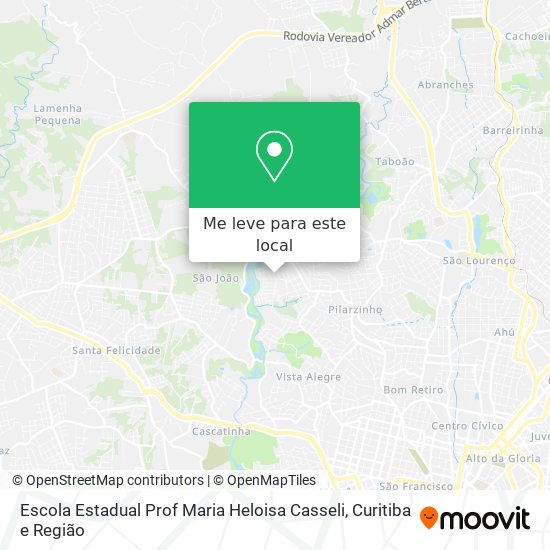 Escola Estadual Prof Maria Heloisa Casseli mapa