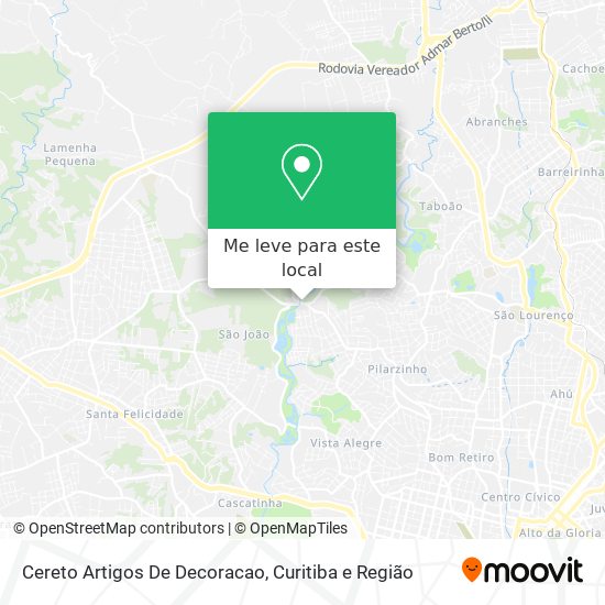 Cereto Artigos De Decoracao mapa