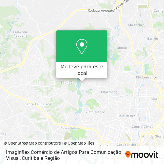 Imaginflex Comércio de Artigos Para Comunicação Visual mapa
