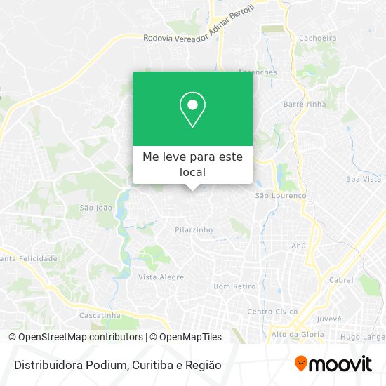 Distribuidora Podium mapa