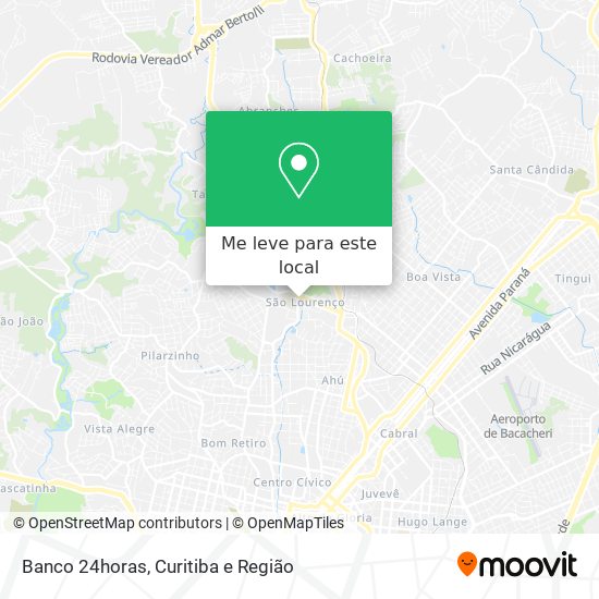 Banco 24horas mapa