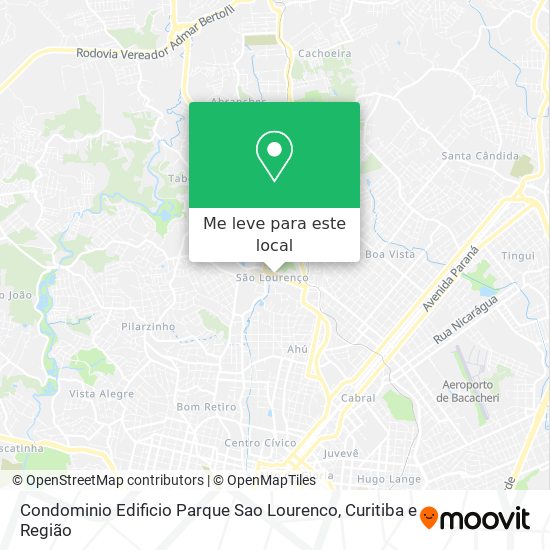 Condominio Edificio Parque Sao Lourenco mapa
