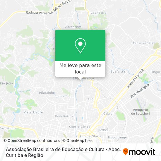 Associação Brasileira de Educação e Cultura - Abec mapa