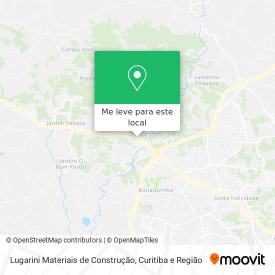 Lugarini Materiais de Construção mapa