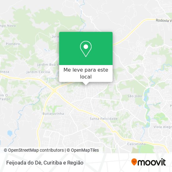 Feijoada do Dè mapa