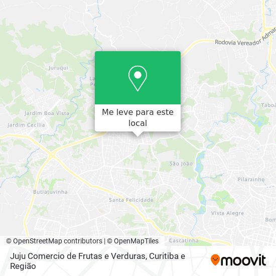 Juju Comercio de Frutas e Verduras mapa