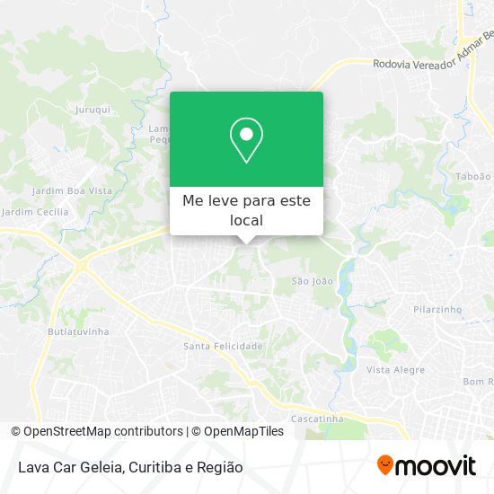 Lava Car Geleia mapa