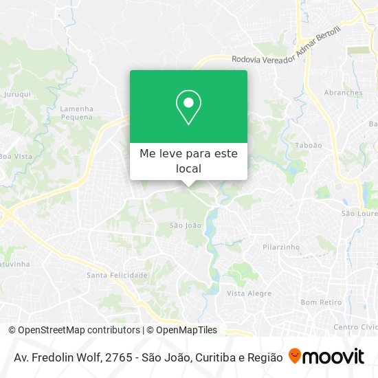 Av. Fredolin Wolf, 2765 - São João mapa