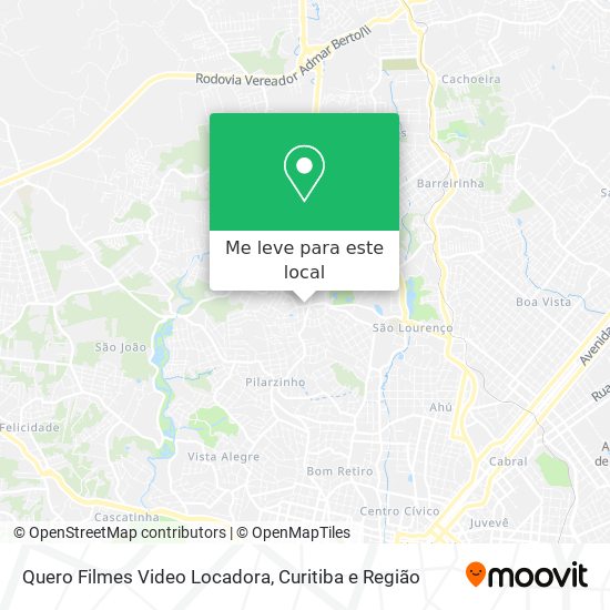 Quero Filmes Video Locadora mapa