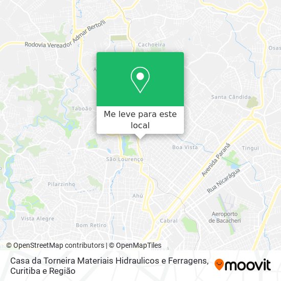 Casa da Torneira Materiais Hidraulicos e Ferragens mapa