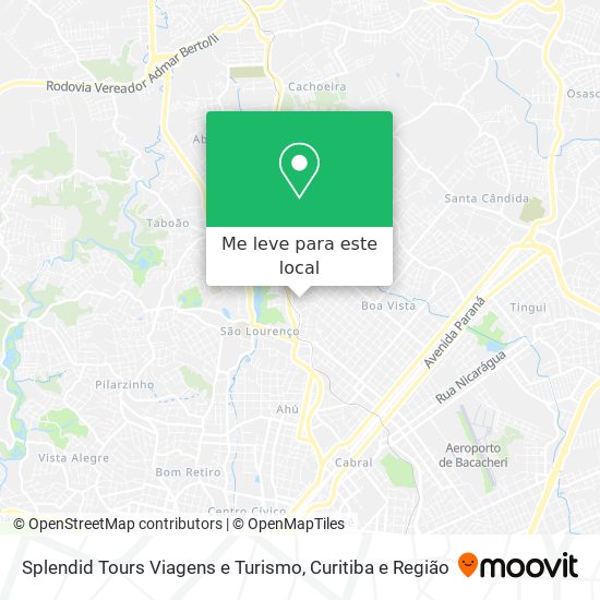 Splendid Tours Viagens e Turismo mapa