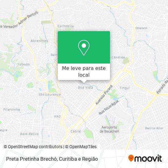Preta Pretinha Brechó mapa