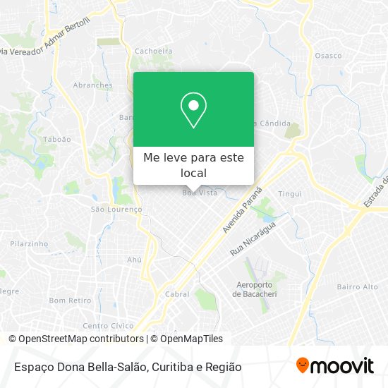 Espaço Dona Bella-Salão mapa