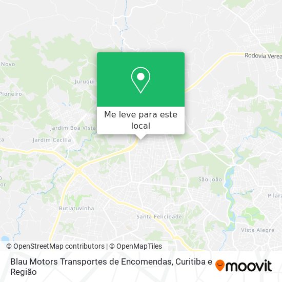 Blau Motors Transportes de Encomendas mapa