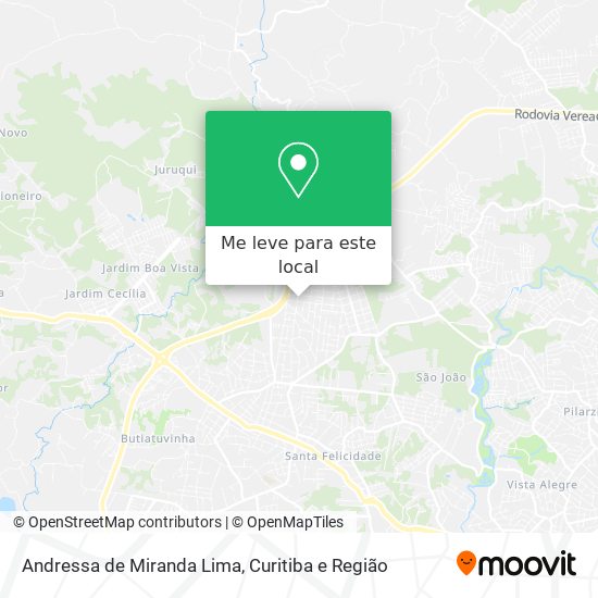 Andressa de Miranda Lima mapa