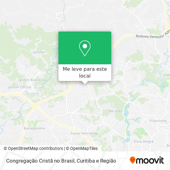 Congregação Cristã no Brasil mapa