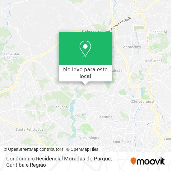 Condominio Residencial Moradas do Parque mapa
