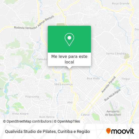 Qualivida Studio de Pilates mapa