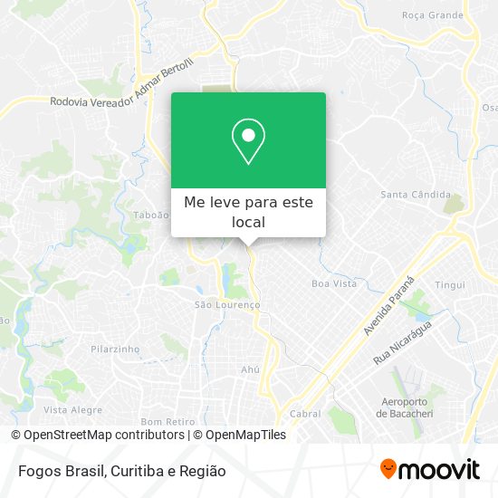 Fogos Brasil mapa