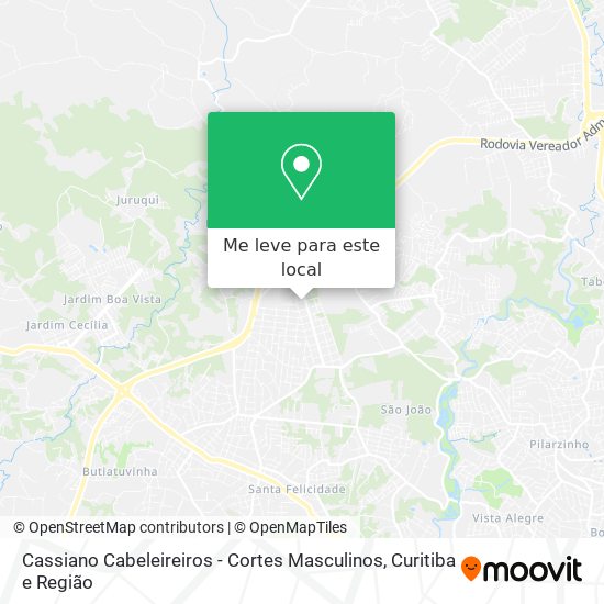 Cassiano Cabeleireiros - Cortes Masculinos mapa