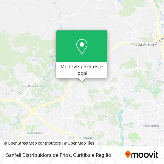 Sanfeli Distribuidora de Frios mapa