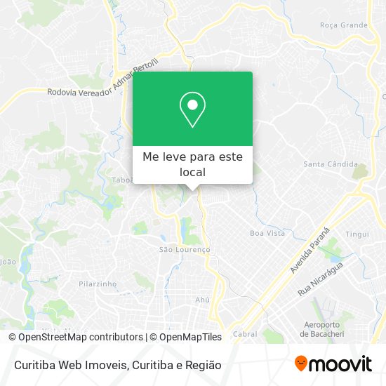 Curitiba Web Imoveis mapa