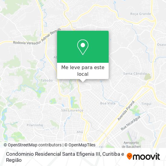 Condominio Residencial Santa Efigenia III mapa