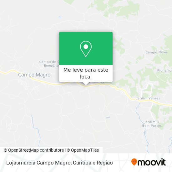 Lojasmarcia Campo Magro mapa