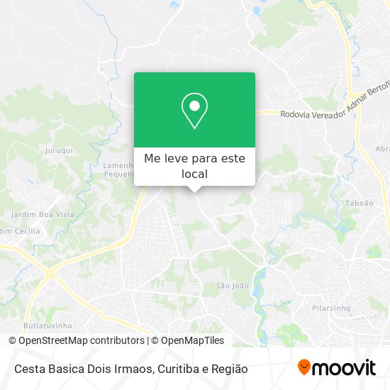 Cesta Basica Dois Irmaos mapa