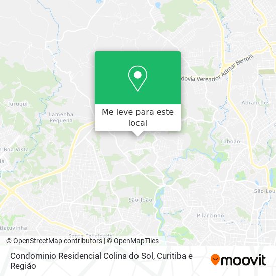 Condominio Residencial Colina do Sol mapa