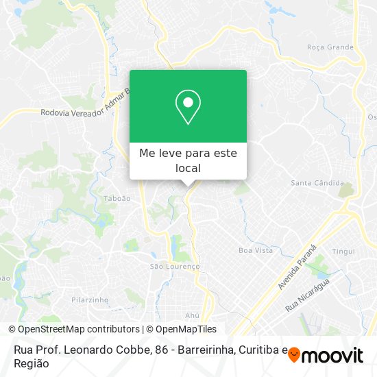 Rua Prof. Leonardo Cobbe, 86 - Barreirinha mapa