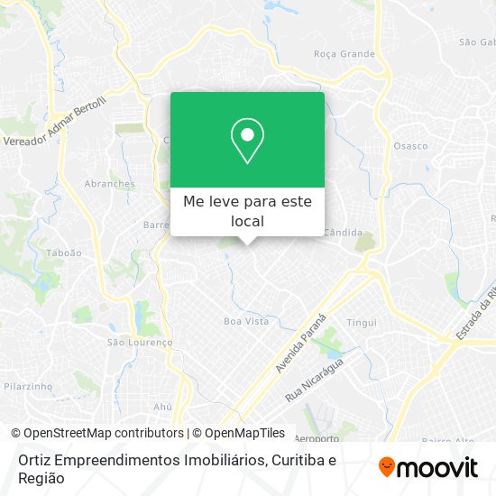 Ortiz Empreendimentos Imobiliários mapa