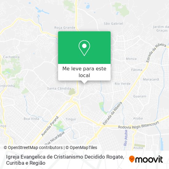 Igreja Evangelica de Cristianismo Decidido Rogate mapa