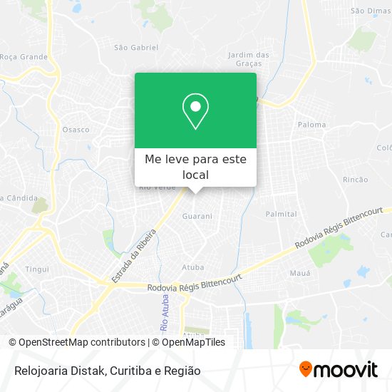 Relojoaria Distak mapa