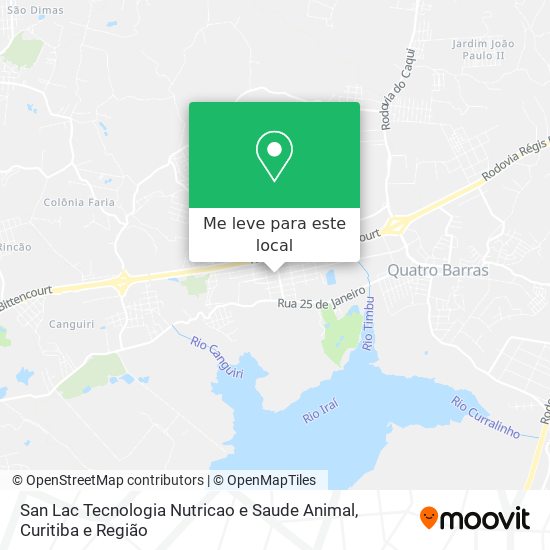 San Lac Tecnologia Nutricao e Saude Animal mapa