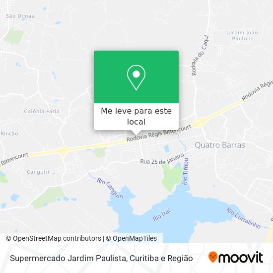 Supermercado Jardim Paulista mapa