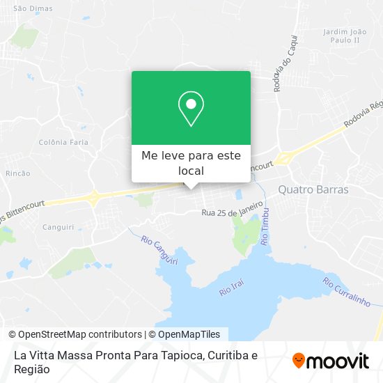 La Vitta Massa Pronta Para Tapioca mapa